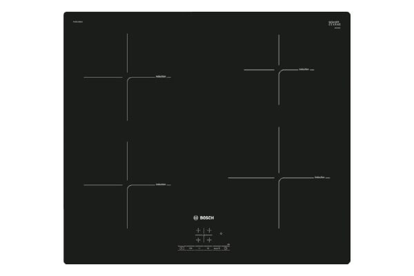Induction Hob Black Glass
