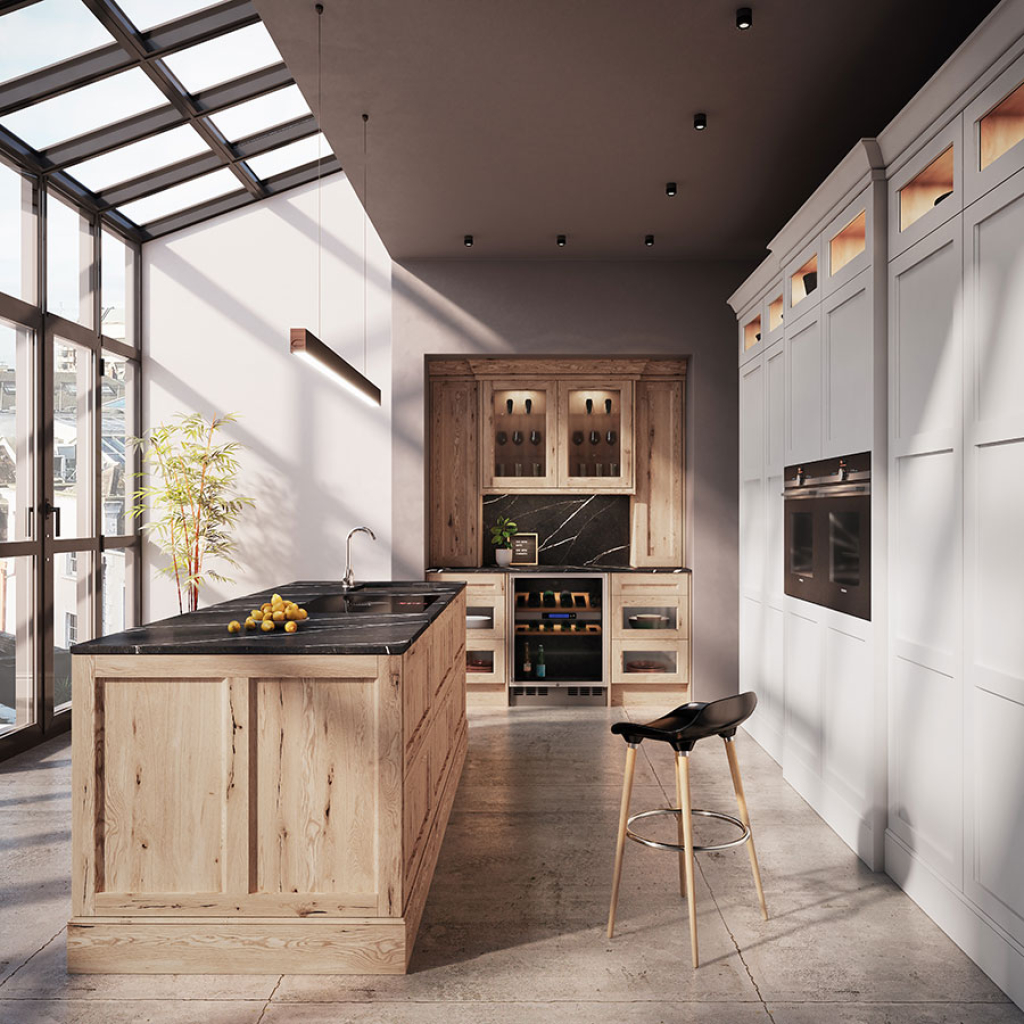 Thornfield Oak &amp; White