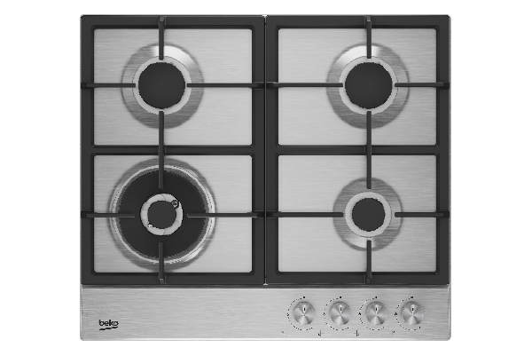 Nat Gas Hob 60cm Stainless Steel