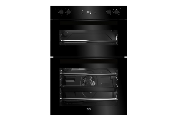 Double Oven 60cm Black
